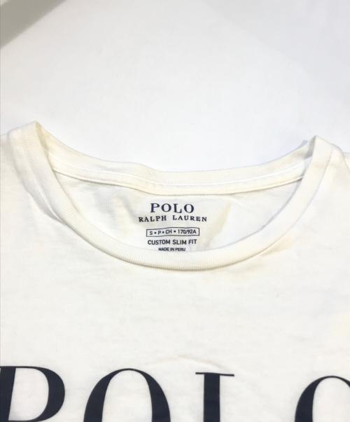 POLO RALPH LAUREN（ポロ・ラルフローレン）POLO RALPH LAUREN (ポロ・ラルフローレン) ポロベアプリントTシャツ ホワイト サイズ:Sの古着・服飾アイテム