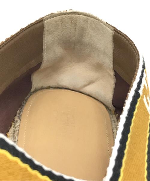 FENDI（フェンディ）FENDI (フェンディ) スウェードエスパドリーユ ブラウン サイズ:7の古着・服飾アイテム