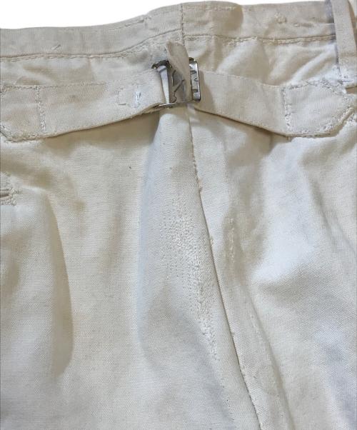 VINTAGE MILITARY（ヴィンテージ ミリタリー）VINTAGE MILITARY (ヴィンテージ ミリタリー) U.S.Naval Academy コットントラウザー ベージュ サイズ:表記なしの古着・服飾アイテム