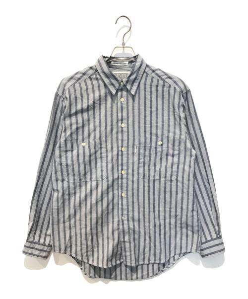LEVI'S（リーバイス）LEVI'S (リーバイス) ストライプシャツ グレー サイズ:Lの古着・服飾アイテム