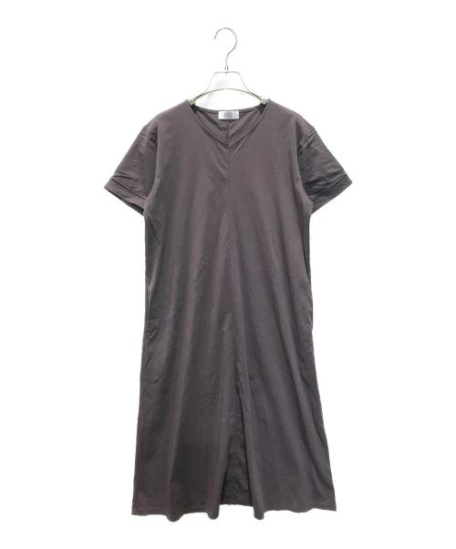 J.PRESS（ジェイプレス）J.PRESS (ジェイプレス) コットンスムースワンピース　OPGJCA0601 グレー サイズ:11の古着・服飾アイテム