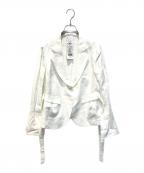 ARMANI COLLEZIONIアルマーニ コレツィオーニ）の古着「リネンジャケット」｜ホワイト