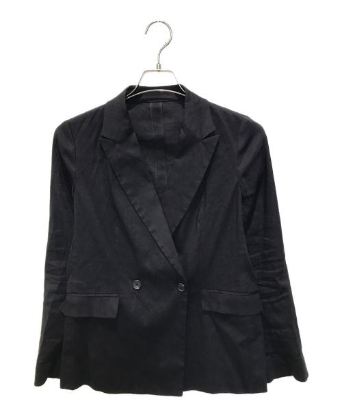 UNITED ARROWS（ユナイテッドアローズ）UNITED ARROWS (ユナイテッドアローズ) リネン混ジャケット ネイビー サイズ:36の古着・服飾アイテム