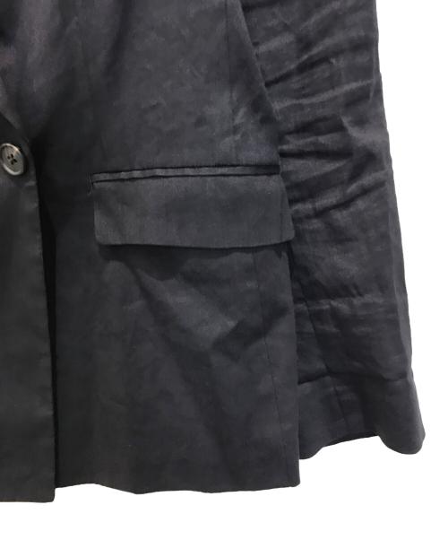 UNITED ARROWS（ユナイテッドアローズ）UNITED ARROWS (ユナイテッドアローズ) リネン混ジャケット ネイビー サイズ:36の古着・服飾アイテム