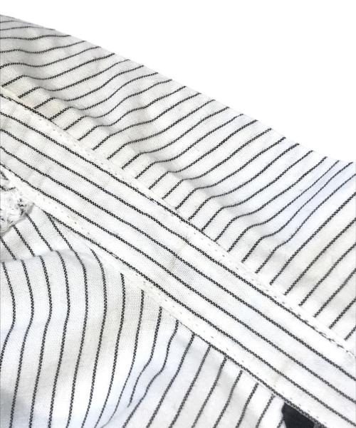 mizuiro-ind（ミズイロインド）mizuiro-ind (ミズイロインド) ストライプシャツ ホワイト サイズ:FREEの古着・服飾アイテム