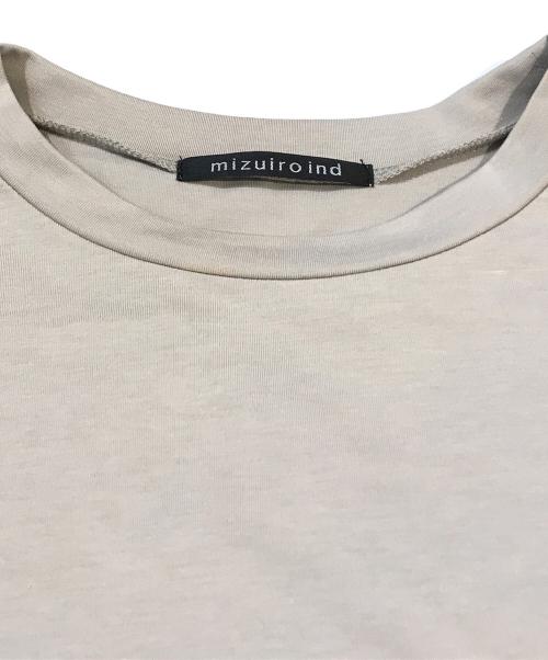 mizuiro-ind（ミズイロインド）mizuiro-ind (ミズイロインド) 半袖カットソー ベージュ サイズ:表記無しの古着・服飾アイテム