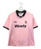 90909090）の古着「Classic Patterned S/S Game Shirt　NN1626」｜ピンク