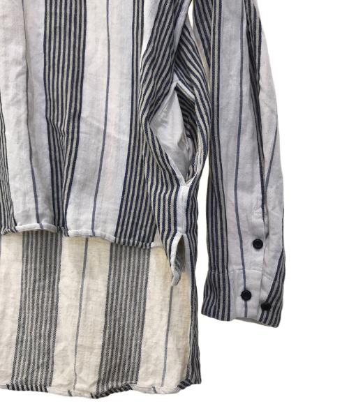 SUNSEA（サンシー）SUNSEA (サンシー) ベットストライププルオーバー ホワイト サイズ:3の古着・服飾アイテム