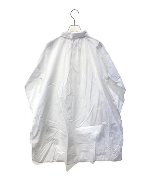 GALLEGO DESPORTES（ギャレゴデスポート）GALLEGO DESPORTES (ギャレゴデスポート) コットンウェーブカラーシャツ ホワイト サイズ:Sの古着・服飾アイテム