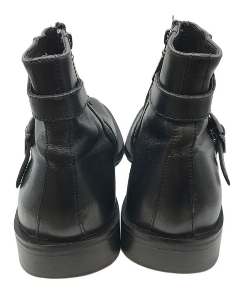 VERSACE CLASSIC（ヴェルサーチクラシック）VERSACE CLASSIC (ヴェルサーチクラシック) ベルテッドブーツ ブラック サイズ:41の古着・服飾アイテム