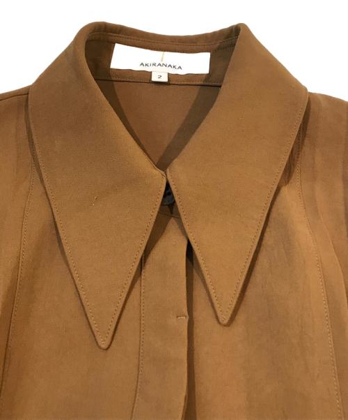 AKIRA NAKA（アキラナカ）AKIRA NAKA (アキラナカ) プリーツワンピース　EW2012-BR ブラウン サイズ:2の古着・服飾アイテム
