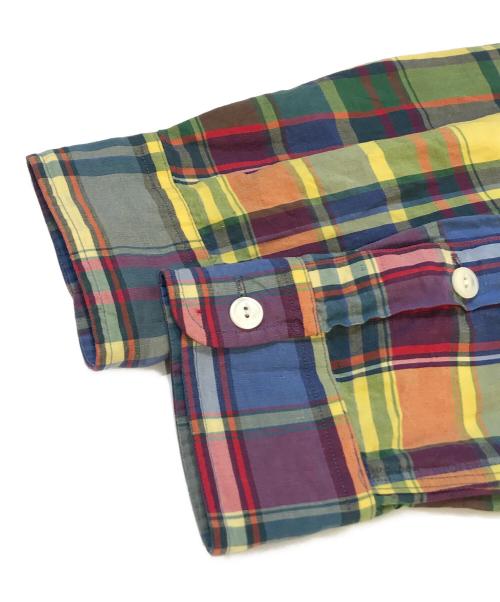 POLO RALPH LAUREN（ポロ・ラルフローレン）POLO RALPH LAUREN (ポロ・ラルフローレン) リネン・シルクチェックシャツ マルチカラー サイズ:Sの古着・服飾アイテム