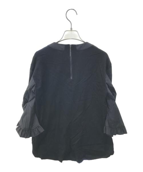 HIROKO KOSHINO（ヒロコ コシノ）HIROKO KOSHINO (ヒロコ コシノ) 袖コンシャスジョイントプルオーバー RHKFX-49420 ブラック サイズ:38の古着・服飾アイテム