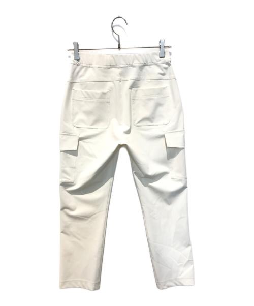 TRUNK HIROKO KOSHINO（トランク ヒロコ コシノ）TRUNK HIROKO KOSHINO (トランク ヒロコ コシノ) サイドポケット高機能シルエットパンツ ホワイト サイズ:36の古着・服飾アイテム