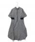 TRUNK HIROKO KOSHINO（トランク ヒロコ コシノ）の古着「コットンリネンワッシャーワンピース」｜グレー