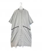 TRUNK HIROKO KOSHINOトランク ヒロコ コシノ）の古着「DRYCOOLブルゾンワンピース」｜グレー