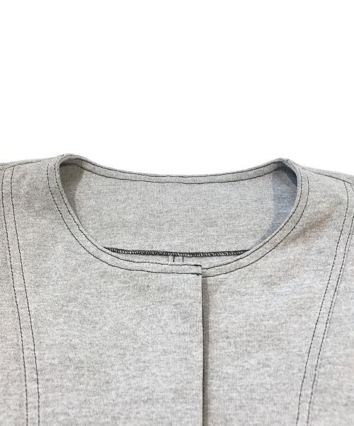 TRUNK HIROKO KOSHINO（トランク ヒロコ コシノ）TRUNK HIROKO KOSHINO (トランク ヒロコ コシノ) DRYCOOLブルゾンワンピース グレー サイズ:38の古着・服飾アイテム