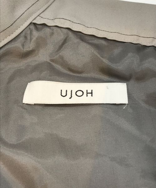 Ujoh（ウジョー）UJOH (ウジョー) ワンショルダーストライプロングスカート　U791-S01-102 グレー サイズ:2の古着・服飾アイテム