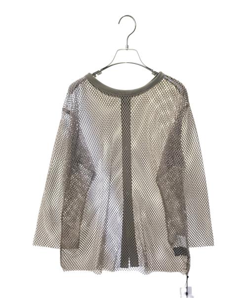 ma couleur（マ クルール）ma couleur (マ クルール) 2WAYメッシュカットソー ベージュ サイズ:M 未使用品の古着・服飾アイテム