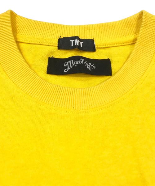 TMT（ティーエムティー）TMT (ティーエムティー) Marbles＆Co プリントTシャツ　TCS-S23MB02 イエロー サイズ:Mの古着・服飾アイテム