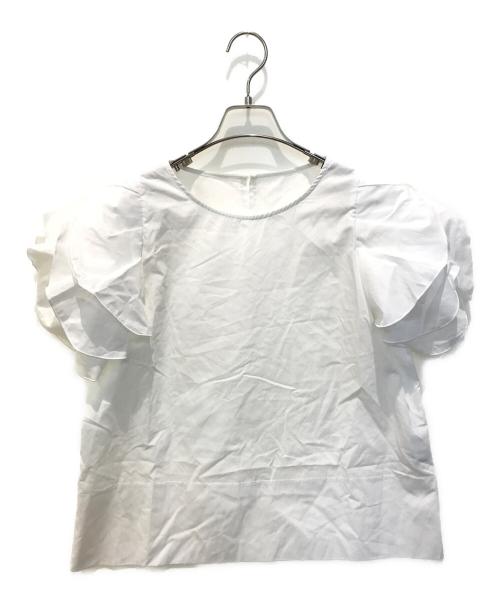 Cen.（セン）Cen. (セン) キャベツブラウス　cen24ss02p15 ホワイト サイズ:Fの古着・服飾アイテム