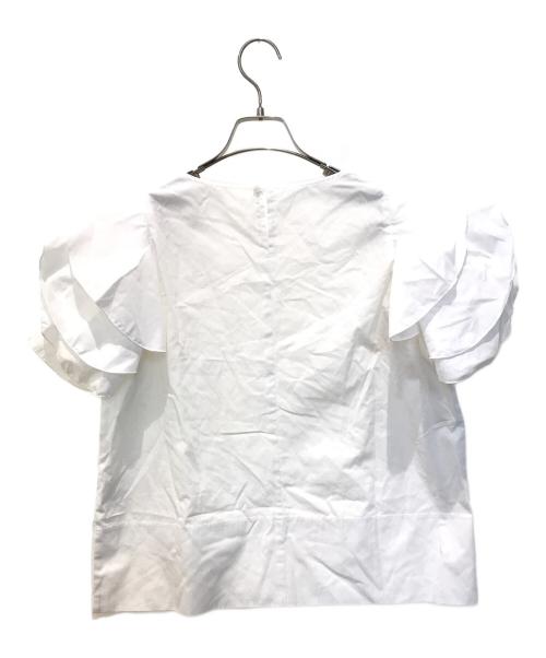 Cen.（セン）Cen. (セン) キャベツブラウス　cen24ss02p15 ホワイト サイズ:Fの古着・服飾アイテム