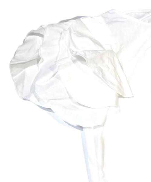 Cen.（セン）Cen. (セン) キャベツブラウス　cen24ss02p15 ホワイト サイズ:Fの古着・服飾アイテム