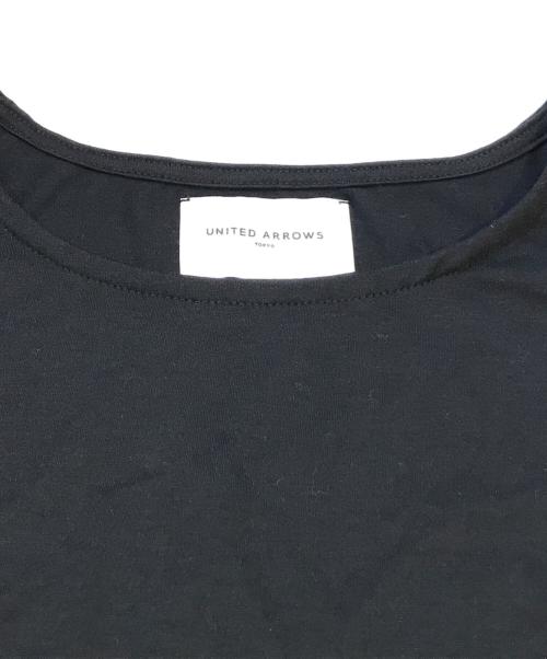 UNITED ARROWS TOKYO（ユナイテッドアローズトウキョウ）UNITED ARROWS TOKYO (ユナイテッドアローズトウキョウ) Aライン マキシワンピース　1526-699-3270 ブラック サイズ:表記無しの古着・服飾アイテム