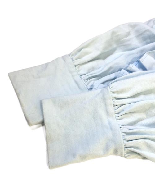 Cen.（セン）Cen. (セン) ハナビラカットソー　cen24ss02p08 スカイブルー サイズ:Fの古着・服飾アイテム