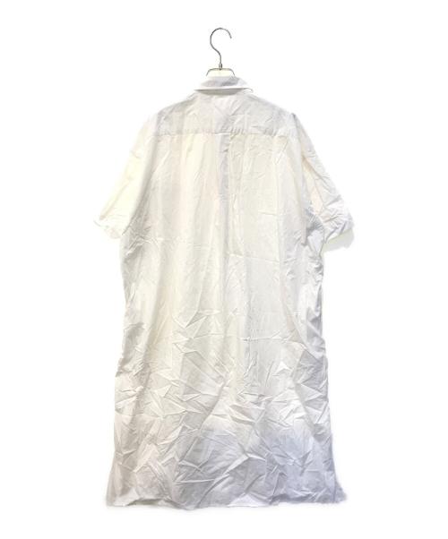 DANTON（ダントン）DANTON (ダントン) 半袖ワンピース　JD-3655 ホワイト サイズ:36の古着・服飾アイテム