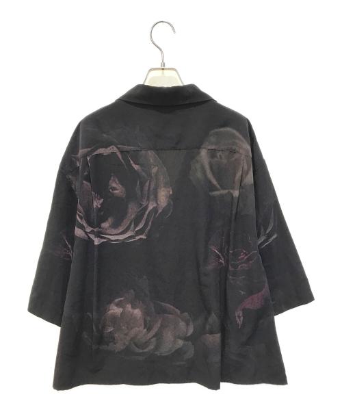 LAD MUSICIAN（ラッドミュージシャン）LAD MUSICIAN (ラッドミュージシャン) DECHINE BIG SHORT SHIRT　2321-112 ブラック サイズ:46の古着・服飾アイテム