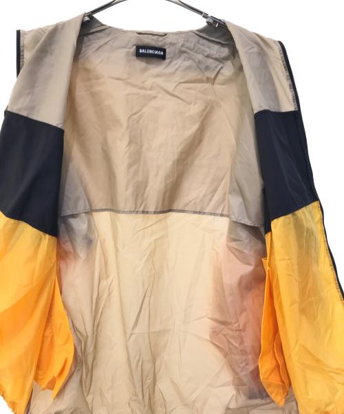 BALENCIAGA（バレンシアガ）BALENCIAGA (バレンシアガ) Logo Colorblocked Ripstop Windbreaker　534317 イエロー サイズ:44の古着・服飾アイテム