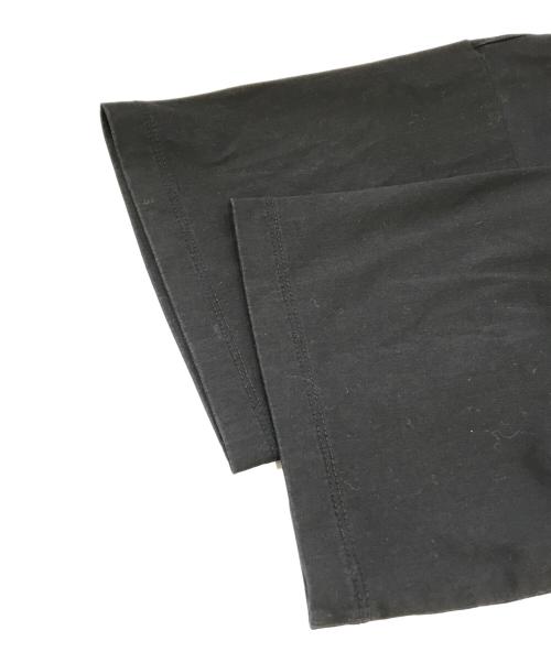 YORI（ヨリ）yori (ヨリ) スカラップカラーTEE　YR2111-018SP-4 ブラック サイズ:Fの古着・服飾アイテム