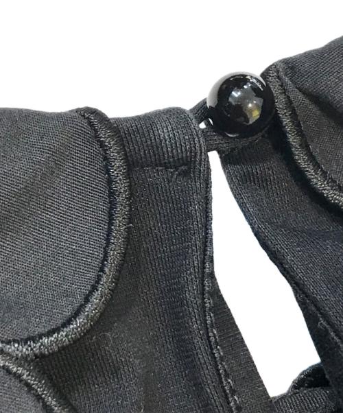 YORI（ヨリ）yori (ヨリ) スカラップカラーTEE　YR2111-018SP-4 ブラック サイズ:Fの古着・服飾アイテム