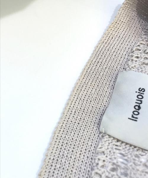 IROQUOIS（イロコイ）IROQUOIS (イロコイ) カーディガン ホワイト サイズ:2の古着・服飾アイテム