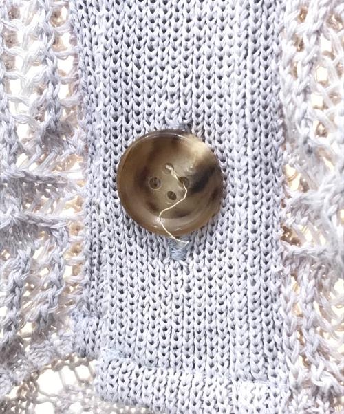 IROQUOIS（イロコイ）IROQUOIS (イロコイ) カーディガン ホワイト サイズ:2の古着・服飾アイテム