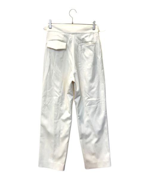 CULLNI（クルニ）CULLNI (クルニ) Wool Chino Wide 1-Tuck Gurkha Pants 22-AW-004B ベージュ サイズ:2の古着・服飾アイテム