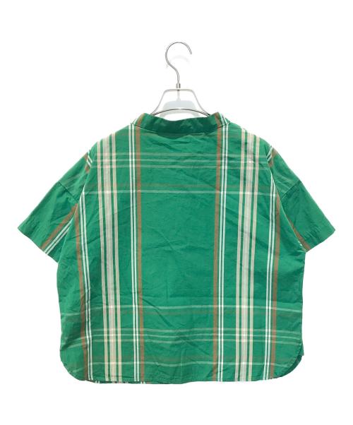 BEAMS BOY（ビームスボーイ）BEAMS BOY (ビームスボーイ) 半袖シャツ　13-01-0071-803 グリーン サイズ:表記無しの古着・服飾アイテム
