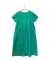 RAY BEAMS (レイ ビームス) 麻混 バックタック キーネック ワンピース　61260801199 グリーン サイズ:表記無し：5000円
