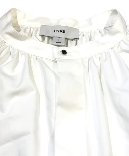 HYKE（ハイク）HYKE (ハイク) T/C BALLOON SLEEVE SHIRT　232-15203 ホワイト サイズ:1の古着・服飾アイテム