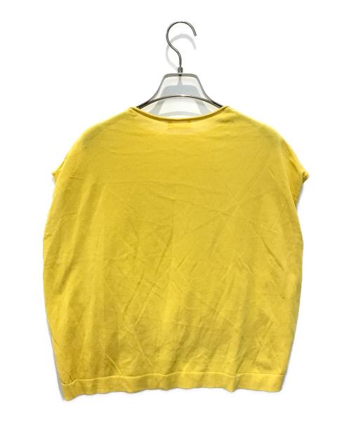 BALLSEY（ボールジィ）BALLSEY (ボールジィ) サスティナブルコットンナイロン ノースリーブプルオーバー　11-02-42-02301 イエロー サイズ:Sの古着・服飾アイテム
