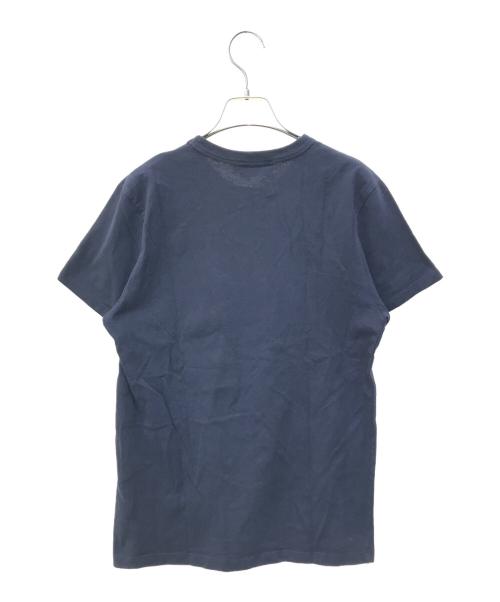 maison kitsune（メゾンキツネ）maison kitsune (メゾンキツネ) Tシャツ　AM00100AT1500 ネイビー サイズ:XSの古着・服飾アイテム