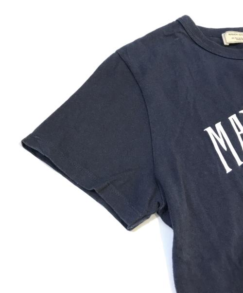 maison kitsune（メゾンキツネ）maison kitsune (メゾンキツネ) Tシャツ　AM00100AT1500 ネイビー サイズ:XSの古着・服飾アイテム