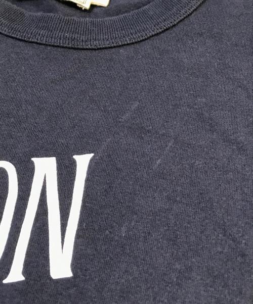 maison kitsune（メゾンキツネ）maison kitsune (メゾンキツネ) Tシャツ　AM00100AT1500 ネイビー サイズ:XSの古着・服飾アイテム