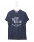 maison kitsune（メゾンキツネ）の古着「Tシャツ　AM00100AT1500」｜ネイビー