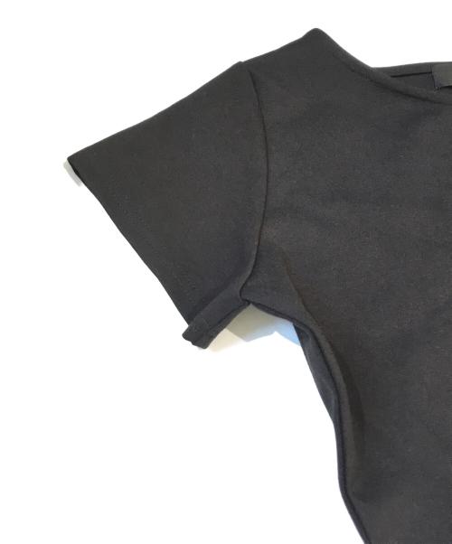 riu（リウ）Riu (リウ) スナップボタンオープンワンピース ブラック サイズ:FREEの古着・服飾アイテム