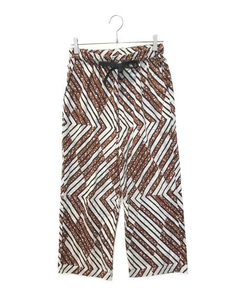 LE GLAZIK（ル グラジック）LE GLAZIK (ル グラジック) ドローストリングパンツ　LG-E0048 BTK ブラウン サイズ:36の古着・服飾アイテム