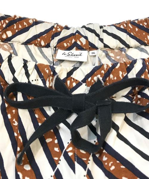 LE GLAZIK（ル グラジック）LE GLAZIK (ル グラジック) ドローストリングパンツ　LG-E0048 BTK ブラウン サイズ:36の古着・服飾アイテム