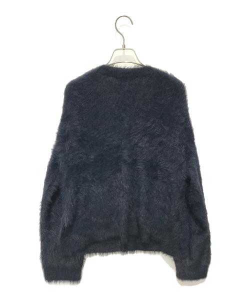 La TOTALITE（ラ ト―タリテ）La TOTALITE (ラ ト―タリテ) シャギーVネックカーディガン　24080140713030 ネイビー サイズ:表記無しの古着・服飾アイテム