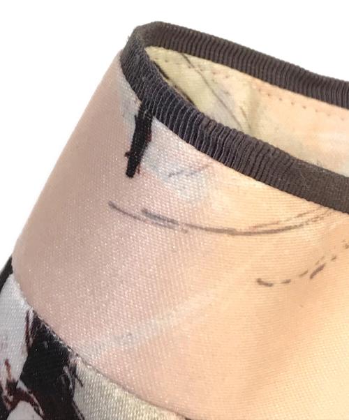 ANAYI（アナイ）ANAYI (アナイ) ドローイングフラワープリントフレアスカート　102417-11-150-13-360 ピンク サイズ:36の古着・服飾アイテム